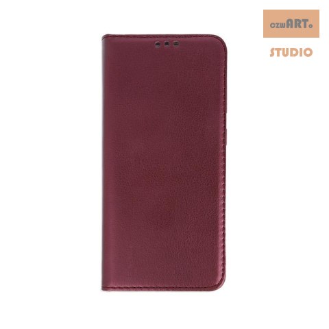 Etui Smart Magnetic do Xiaomi Redmi Note 13 Pro 5G (global) burgundowy