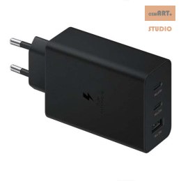 ŁADOWARKA SIECIOWA PD 2xUSB-C 65W 1xUSB CZARNY BULK