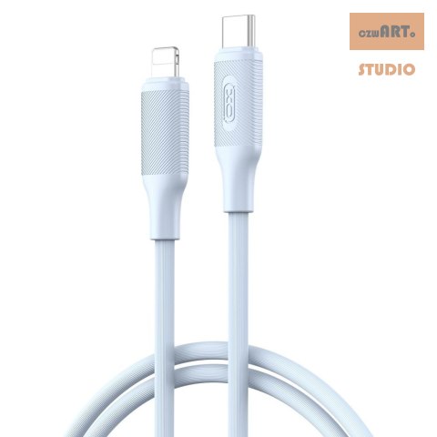 XO KABEL NB-Q265A USB-C/LIGHTNING 1m 27W NIEBIESKI