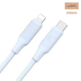 XO KABEL NB-Q265A USB-C/LIGHTNING 1m 27W NIEBIESKI