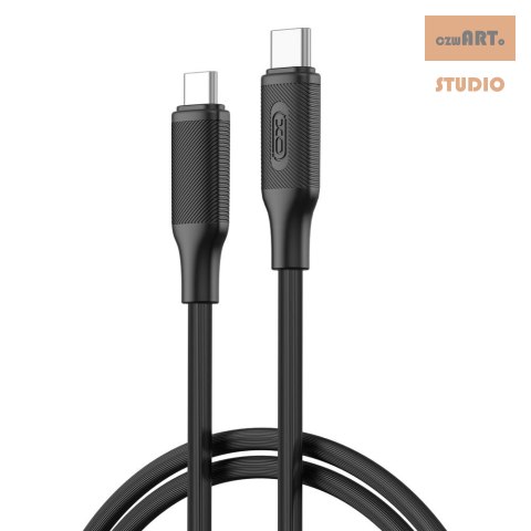 XO KABEL NB-Q265B USB-C/USB-C 1m 60W CZARNY