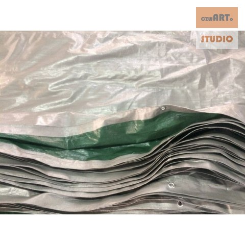 PLANDEKA WODOODPORNA 6x10 m ALU 133g m2 PLANDEKA WODOODPORNA 6x10 m ALU 133g m2