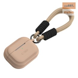 TECH-PROTECT ETUI SILICONE ROPE AIRPODS PRO 1/2 CAFFE LATTE