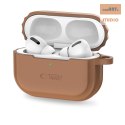 TECH-PROTECT ETUI SILICONE ROPE AIRPODS PRO 1/2 CHOCOLATE BROWN