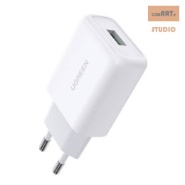 Ugreen CD122 szybka ładowarka Quick Charge 3.0 18W3A USB biały