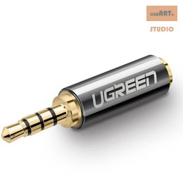 Ugreen adapter audio jack 2.5mm męski do jack 3.5mm żeński czarny 20501