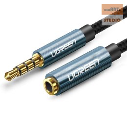 Ugreen kabel adapter przedłużacz AUX mini jack 3,5 mm 2m niebieski AV118