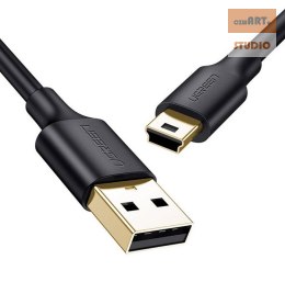 Ugreen kabel przewód USB - mini USB 480 Mbps 1 m czarny