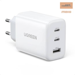 Ugreen szybka ładowarka sieciowa 2x USB Typ C / USB 65WPD3.0, QC3.0/4.0+