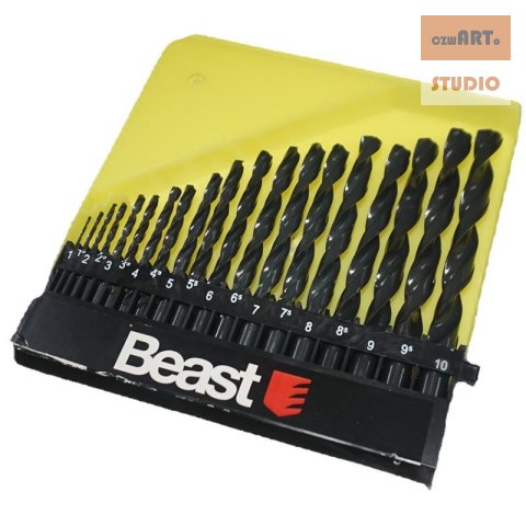WIERTŁA DO METALU 1-10 mm HSS 19 SZT. WIERTŁA DO METALU 1-10 mm HSS 19 SZT.