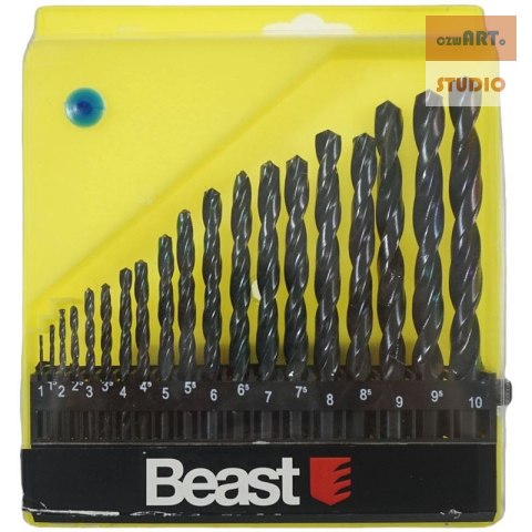WIERTŁA DO METALU 1-10 mm HSS 19 SZT. WIERTŁA DO METALU 1-10 mm HSS 19 SZT.
