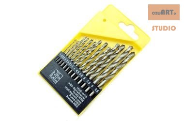 WIERTŁA DO METALU 1.5-6.5mm HSS 13szt BIAŁE WIERTŁA DO METALU 1.5-6.5mm HSS 13szt BIAŁE