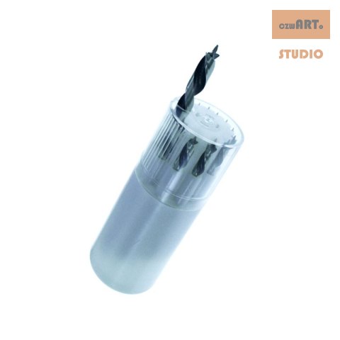 Wiertła do drewna, Komplet 3-10 mm, 11 sztuk Wiertła do drewna, Komplet 3-10 mm, 11 sztuk