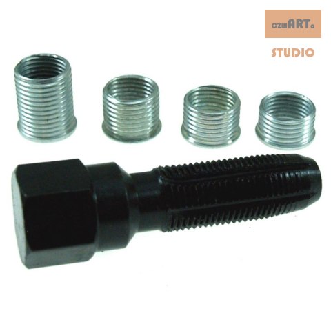 ZESTAW DO NAPRAWY GWINTÓW ŚWIEC ZAPŁONOWYCH 14mm 5x ZESTAW DO NAPRAWY GWINTÓW ŚWIEC ZAPŁONOWYCH 14mm 5x