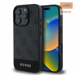 GUESS IPHONE 16 PRO BOTTOM STRIPE GUHCP16LG4GLGR GREY/SZARY