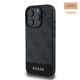 GUESS IPHONE 16 PRO MAX BOTTOM STRIPE GUHCP16XG4GLGR GREY/SZARY