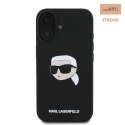 KARL LAGERFELD IPHONE 16 KARL HEAD PRINT MAGSAFE KLHMP16SSKHPPLK BLACK