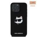 KARL LAGERFELD IPHONE 16 PRO CHOUPETTE HEAD PRINT MAGSAFE KLHMP16LSCHPPLK BLACK