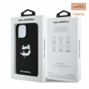 KARL LAGERFELD IPHONE 16 PRO CHOUPETTE HEAD PRINT MAGSAFE KLHMP16LSCHPPLK BLACK