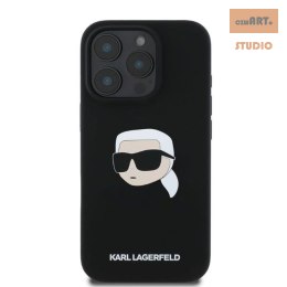 KARL LAGERFELD IPHONE 16 PRO KARL HEAD PRINT MAGSAFE KLHMP16LSKHPPLK BLACK