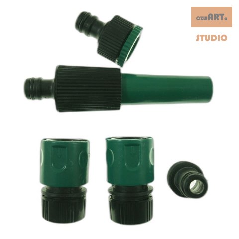 KOŃCÓWKI DO WĘŻA OGRODOWEGO 1/2'' 5X KOŃCÓWKI DO WĘŻA OGRODOWEGO 1/2'' 5X