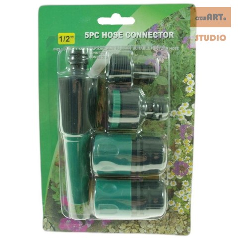 KOŃCÓWKI DO WĘŻA OGRODOWEGO 1/2'' 5X KOŃCÓWKI DO WĘŻA OGRODOWEGO 1/2'' 5X