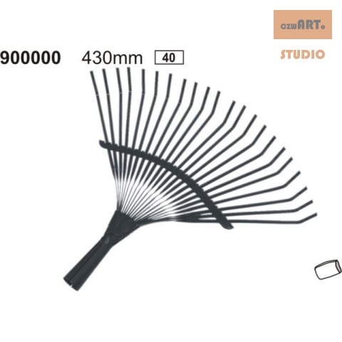 METALOWE GRABIE DO TRAWY I LIŚCI 430 mm METALOWE GRABIE DO TRAWY I LIŚCI 430 mm