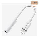 Yesido Kabel Audio YAU31 Lightning-3.5mm Aux Female, 12cm, WHITE / BIAŁY