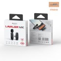 Yesido Mikrofon MEMS na Klipsie KR11 Type-C, Wireless 2.4GHz, BLACK / CZARNY