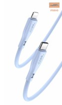 Yesido Silikonowy Kabel CA151 PD 20W Type-C/Lightning 1m 3A, BLUE / NIEBIESKI