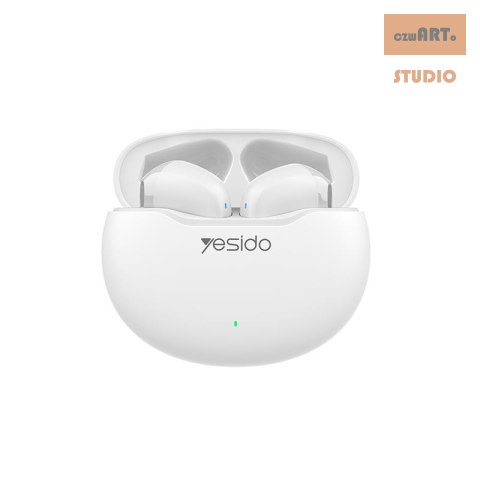 Yesido Słuchawki TWS21 Bluetooth 5.3 WHITE / BIAŁY