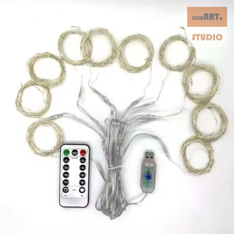 Kurtyna Ledowa (200 lampek LED) 3m x 2m BLUE / NIEBIESKI Kurtyna Ledowa (200 lampek LED) 3m x 2m BLUE / NIEBIESKI