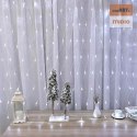 Sieć / Kurtyna Ledowa (240 lampek LED) 3m x 3m, COLD WHITE / ZIMNY BIAŁY