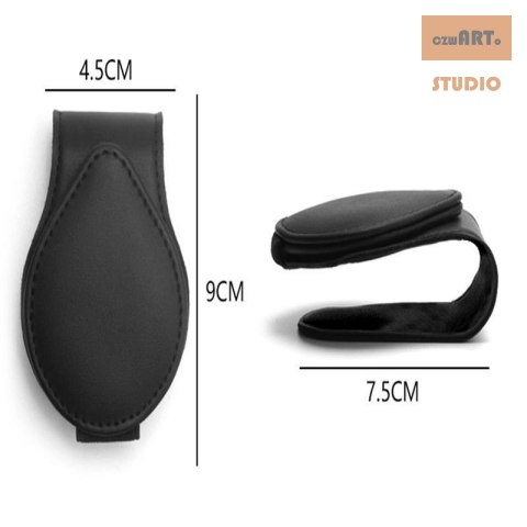 Uchwyt na okulary / klips samochodowy BLACK / CZARNY Uchwyt na okulary / klips samochodowy BLACK / CZARNY