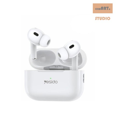 Yesido Słuchawki BT16 Bluetooth 5.1 WHITE / BIAŁY