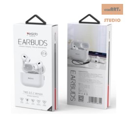 Yesido Słuchawki BT16 Bluetooth 5.1 WHITE / BIAŁY