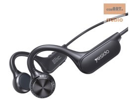 Yesido Słuchawki YSP12 Bone Conduction Bluetooth 5.3, BLACK / CZARNY