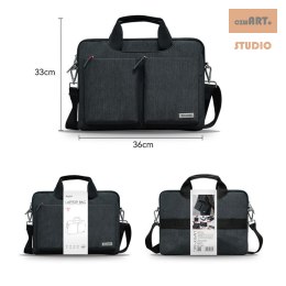 Yesido WB47 Torba na Laptopa 14 Cali (Wodoodporna), BLACK / CZARNY