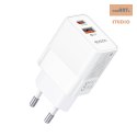 Yesido ładowarka sieciowa YC32 PD 20W QC3.0 USB-A+C, WHITE / BIAŁY