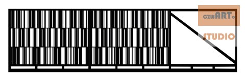 Brama przesuwna typ MODERN - 4,00 x 1,50 m