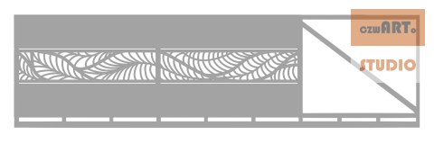 Brama przesuwna typ WALL - 4,00 x 1,70 m