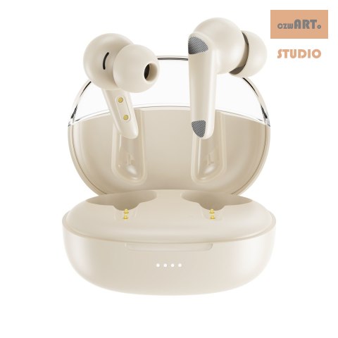 XO SŁUCHAWKI Bluetooth G22 TWS BEŻOWE ANC+ENC XO SŁUCHAWKI Bluetooth G22 TWS BEŻOWE ANC+ENC
