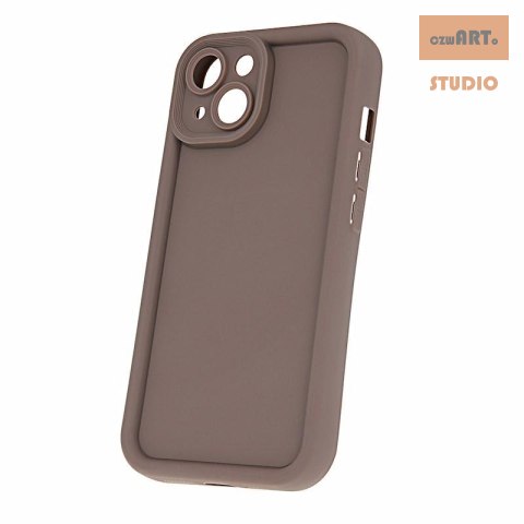 Etui RIM TPU iPhone 15 Pro BRĄZOWY / BROWN Etui RIM TPU iPhone 15 Pro BRĄZOWY / BROWN