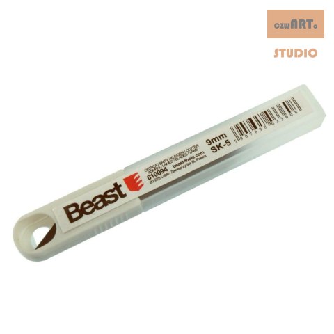 Ostrza do noża ostrze wymienne łamane 9 mm PRECISION 10szt SK-5 BLACK FINISH