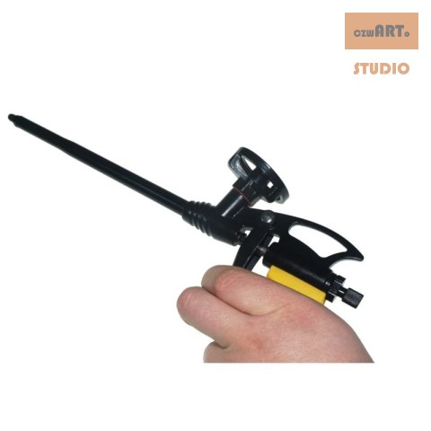 Pistolet do pianki piany montażowej kleju pianokleju PROFESIONAL TEFLON ŻÓŁTY Pistolet do pianki piany montażowej kleju pianokleju PROFESIONAL TEFLON ŻÓŁTY