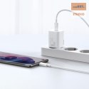 ŁAD SIEC BASEUS SUPER SI QC 1C 25W + KABEL USB-C/USB-C 1M BIAŁA/WHITE