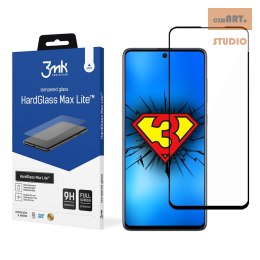 3MK HARD GLASS MAX LITE SAMSUNG A72 black