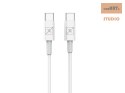 KABEL MX SHOCK 20W PD C/C WHITE/BIAŁY