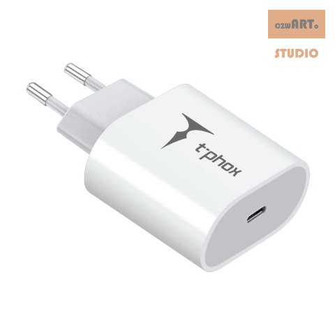 ŁAD SIEC T-PHOX ISPEED 20W WHITE (EU PLUG)