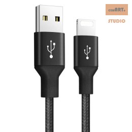 NILLKIN DATA CABLE SWIFT 3IN1 1,5M 3A QC BLACK, USB A to MICRO, TYPE-C, LIGHTNING